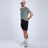 imageZoot Mens Core Tri Aero FZ Racesuit Short Sleeve MoistureWicking Triathlon Suit Plush Chamois ampamp Storage for Race DayArmy Green