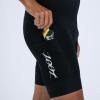 imageZoot Mens Core Tri Aero FZ Racesuit Short Sleeve MoistureWicking Triathlon Suit Plush Chamois ampamp Storage for Race DayJet Black