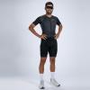 imageZoot Mens Core Tri Aero FZ Racesuit Short Sleeve MoistureWicking Triathlon Suit Plush Chamois ampamp Storage for Race DayJet Black