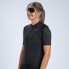 imageZoot Womens Core Cycling Jersey Breathable Short Sleeve Road Bike Jersey Moisture Wicking 3 Rear Pockets UPF 30 FabricJet Black