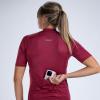 imageZoot Womens Core Cycling Jersey Breathable Short Sleeve Road Bike Jersey Moisture Wicking 3 Rear Pockets UPF 30 FabricPlum