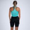 imageZoot Womens Core Sleeveless Tri Aero Slvs FZ Racesuit QuickDry Sleeveless Triathlon Suit with Chamois ampamp Race StorageAqua Blue