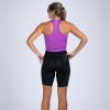 imageZoot Womens Core Sleeveless Tri Aero Slvs FZ Racesuit QuickDry Sleeveless Triathlon Suit with Chamois ampamp Race StorageDeep Purple