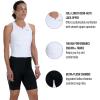 imageZoot Womens Core Sleeveless Tri Aero Slvs FZ Racesuit QuickDry Sleeveless Triathlon Suit with Chamois ampamp Race StorageWhite