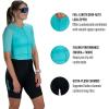 imageZoot Womens Core Tri Aero FZ Racesuit Short Sleeve MoistureWicking Triathlon Suit Plush Chamois ampamp Race Day StorageAqua Blue