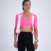 imageZoot Womens Core Tri Aero FZ Racesuit Short Sleeve MoistureWicking Triathlon Suit Plush Chamois ampamp Race Day StorageBright Pink
