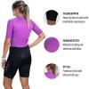 imageZoot Womens Core Tri Aero FZ Racesuit Short Sleeve MoistureWicking Triathlon Suit Plush Chamois ampamp Race Day StorageDeep Purple