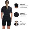 imageZoot Womens Core Tri Aero FZ Racesuit Short Sleeve MoistureWicking Triathlon Suit Plush Chamois ampamp Race Day StorageJet Black
