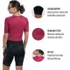 imageZoot Womens Core Tri Aero FZ Racesuit Short Sleeve MoistureWicking Triathlon Suit Plush Chamois ampamp Race Day StoragePlum