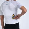imageZoot Womens Core Tri Aero FZ Racesuit Short Sleeve MoistureWicking Triathlon Suit Plush Chamois ampamp Race Day StorageWhite