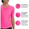 imageZoot Womens Core Tri Aero Jersey Lightweight MoistureWicking Triathlon Full Zip Top with Secure Storage ampamp UPF 50Bright Pink