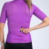 imageZoot Womens Core Tri Aero Jersey Lightweight MoistureWicking Triathlon Full Zip Top with Secure Storage ampamp UPF 50Deep Purple