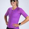 imageZoot Womens Core Tri Aero Jersey Lightweight MoistureWicking Triathlon Full Zip Top with Secure Storage ampamp UPF 50Deep Purple