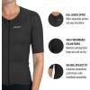 imageZoot Womens Core Tri Aero Jersey Lightweight MoistureWicking Triathlon Full Zip Top with Secure Storage ampamp UPF 50Jet Black
