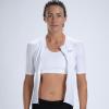 imageZoot Womens Core Tri Aero Jersey Lightweight MoistureWicking Triathlon Full Zip Top with Secure Storage ampamp UPF 50White