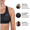 imageZoot Womens Core Tri Bra Racerback HighPerformance Triathlon Sports Bra for Swim Bike Run ampamp UPF 50 ProtectionJet Black