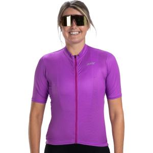imageZoot Womens Core Cycling Jersey Breathable Short Sleeve Road Bike Jersey Moisture Wicking 3 Rear Pockets UPF 30 FabricDeep Purple
