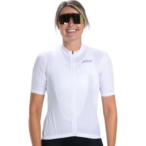 imageZoot Womens Core Cycling Jersey Breathable Short Sleeve Road Bike Jersey Moisture Wicking 3 Rear Pockets UPF 30 FabricWhite