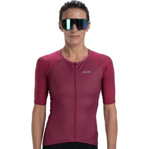 imageZoot Womens Core Tri Aero Jersey Lightweight MoistureWicking Triathlon Full Zip Top with Secure Storage ampamp UPF 50Plum