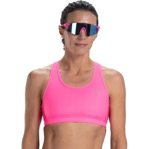 imageZoot Womens Core Tri Bra Racerback HighPerformance Triathlon Sports Bra for Swim Bike Run ampamp UPF 50 ProtectionBright Pink