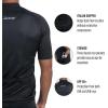imageZoot Mens Core Cycling Jersey Breathable Short Sleeve Road Bike Tri Jersey Moisture Wicking 3 Rear Pockets UPF 30 FabricJet Black