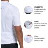 imageZoot Mens Core Cycling Jersey Breathable Short Sleeve Road Bike Tri Jersey Moisture Wicking 3 Rear Pockets UPF 30 FabricWhite
