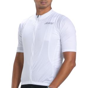 imageZoot Mens Core Cycling Jersey Breathable Short Sleeve Road Bike Tri Jersey Moisture Wicking 3 Rear Pockets UPF 30 FabricWhite