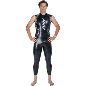 imageZoot Mens Maui Sleeveless Wetsuit Buoyant Comfortable Triathlon Wetsuit with Hydrodynamic Finish ampamp Shoulder MobilitySilver Palm