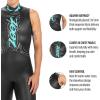 imageZoot Womens Manta Sleeveless Wetsuit Yamamoto Neoprene Triathlon Suit with Hydrophobic Finish Buoyancy ampamp Arm MobilityMarine Mint