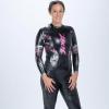 imageZoot Womens Maui Wetsuit Flexible Fullsuit Triathlon Wetsuit with Buoyancy Support ampamp Hydrodynamic FinishPink Palm