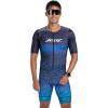 imageZoot Mens LTD Tri Aero Fz Racesuit Short Sleeve Aerodynamic Cycling Race Swim Bike Run Tri Suit with Pockets UPF 50 FabricSync