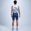 image:imageZoot Mens LTD Tri SLVS Fz Racesuit Sleeveless Cycle Race Swim Bike Run Triathlon Suit Padded Chamois Pockets UPF 50Im Stratos