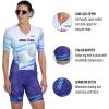 image:imageZoot Womens LTD Tri Aero Fz Racesuit Short Sleeve Aerodynamic Cycle Race Swim Bike Run Tri Suit with Pockets UPF 50 FabricIm Stratos