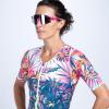 image:imageZoot Womens LTD Tri Aero Fz Racesuit Short Sleeve Aerodynamic Cycle Race Swim Bike Run Tri Suit with Pockets UPF 50 FabricIsland Original