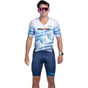 image:imageZoot Mens LTD Tri Aero Fz Racesuit Short Sleeve Aerodynamic Cycling Race Swim Bike Run Tri Suit with Pockets UPF 50 FabricIm Stratos