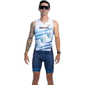 image:imageZoot Mens LTD Tri SLVS Fz Racesuit Sleeveless Cycle Race Swim Bike Run Triathlon Suit Padded Chamois Pockets UPF 50Im Stratos