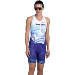 image:imageZoot Womens LTD Tri SLVS Fz Racesuit Sleeveless Cycle Race Swim Bike Run Tri Suit Padded Chamois Pockets UPF 50 FabricIm Stratos
