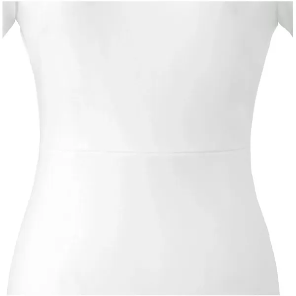 VFSHOW Womens Elegant Vintage Cocktail Party Mermaid Bodycon Midi MidCalf DressOffwhiteIvory Short Sleeve