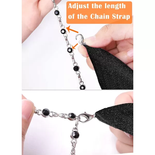 VFSHOW Womens Formal Prom Beaded Spaghetti Strap Ruffle Ruched Maxi Dress Sexy High Slit 3D Flower Wedding Guest Evening GownSparkly Black