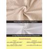 imageVFSHOW Womens Elegant Front Zipper Slim Work Business Office Party Cocktail Skater ALine DressApricot Knitcream Stripes