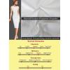 imageVFSHOW Womens Elegant Ruched Work Business Office Cocktail Party Sheath DressOffwhite