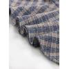 imageVFSHOW Womens Elegant Vintage Cocktail Party Mermaid Bodycon Midi MidCalf DressBlue Plaid Tweed