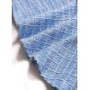 imageVFSHOW Womens Elegant Vintage Cocktail Party Mermaid Bodycon Midi MidCalf DressLight Blue and White Tweed