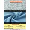 imageVFSHOW Womens Patchwork Colorblock Work Business Office Elegant Zipper up Slim ALine Skater DressBlueoff White Tweed and Light Blue