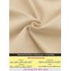 imageVFSHOW Womens Professional Work Business Casual Office Belted Elegant Lapel V Neck Buttons Fitted Pencil Sheath DressBeige and Black Piping