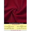 imageVFSHOW Womens Ruffle One Shoulder Strap Ruched Formal Prom Wedding Maxi Dress V Neck Elegant Split Cocktail Evening Long GownSolid Red