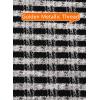 imageVFSHOW Womens Slim Zipper Up Work Business Office Party Bodycon Pencil Sheath DressBlack White Tweed