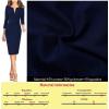 imageVFSHOW Womens Slim Zipper Up Work Business Office Party Bodycon Pencil Sheath DressDark Blue