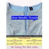 imageVFSHOW Womens Slim Zipper Up Work Business Office Party Bodycon Pencil Sheath DressLight Blue Tweed