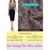 imageVFSHOW Womens Wear to Work Slim Colorblock Crisscross Waist Front Zipper Business Party Office Bodycon Pencil Sheath DressPink Tweedblack